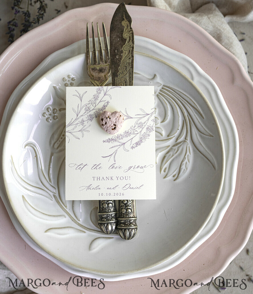 WEDDING FAVORS  Seeds of Love Wedding Favor gifts in bulk Personalized Seed Card With Plantable Seed Paper. Wildflower Seed Paper. Thank you gifts for guests