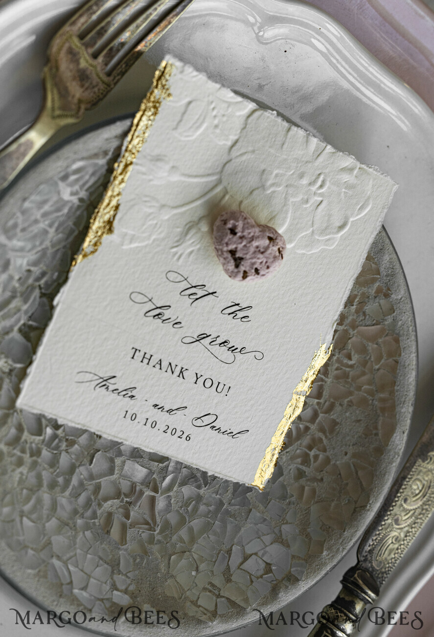 WEDDING FAVORS  Seeds of Love Wedding Favor gifts in bulk Personalized Seed Card With Plantable Seed Paper. Wildflower Seed Paper. Thank you gifts for guests
