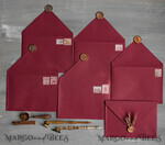 WEDDING INVITATIONS Velvet Envelopes  Maroon Handmade envelopes with Liner for invitations, handmade Craft Envelopes for Wedding cards6