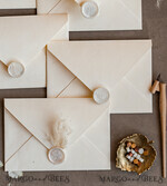 WEDDING INVITATIONS Velvet Envelopes  ivory Velvet  envelopes for invitations, a7 handmade Velvet  Envelopes for Wedding cards6