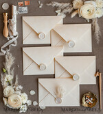 WEDDING INVITATIONS Velvet Envelopes  ivory Velvet  envelopes for invitations, a7 handmade Velvet  Envelopes for Wedding cards6