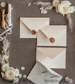 WEDDING INVITATIONS Velvet Envelopes  ivory Velvet  envelopes for invitations, a7 handmade Velvet  Envelopes for Wedding cards6