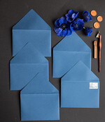 WEDDING INVITATIONS Velvet Envelopes  navy envelopes for invitations with velvet liners, a7 handmade  Envelopes with velvet liner for Wedding cards8