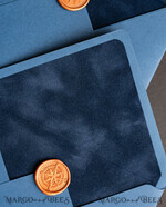 WEDDING INVITATIONS Velvet Envelopes  navy envelopes for invitations with velvet liners, a7 handmade  Envelopes with velvet liner for Wedding cards8