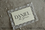 PLACE CARDS / TABLE CARDS Lace Romantic Lace Blush Pink Wedding Place Cards with Blush Pink Ribbon, Elegant Name Tags for Your Wedding Tables, Blush Pink Weddign Stationery, Gorgeous Cards6