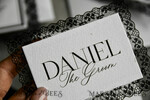 PLACE CARDS / TABLE CARDS Lace Romantic Lace ivory Wedding Place Cards, Elegant Name Tags for Your Wedding Tables, 5