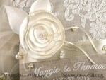   Personalised wedding box his and hers, Boho Vintage Lace Wedding Ring Pillow • Embroidered Ring Bearer Pillow • Ring Bearer Pillow Presonalised5