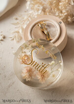 Wood and resin wedding ring discount