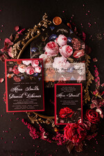 WEDDING INVITATIONS floral / boho / watercolor flowers32