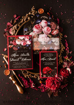 WEDDING INVITATIONS floral / boho / watercolor flowers32