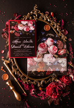 WEDDING INVITATIONS floral / boho / watercolor flowers32