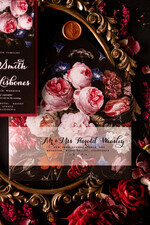 WEDDING INVITATIONS floral / boho / watercolor flowers32