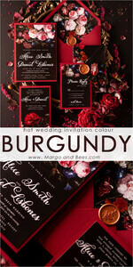 WEDDING INVITATIONS floral / boho / watercolor flowers32