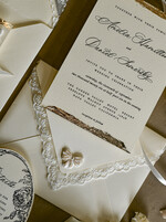 WEDDING INVITATIONS vintage lace/ rustic lace Personalized Golden Wedding invitations Vintage Lace wedding Cards42