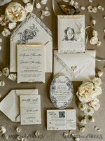 WEDDING INVITATIONS vintage lace/ rustic lace Personalized Golden Wedding invitations Vintage Lace wedding Cards42