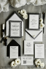 WEDDING INVITATIONS vintage lace/ rustic lace Personalized Golden Wedding invitations Vintage Lace Invites Ivory19