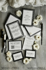 WEDDING INVITATIONS vintage lace/ rustic lace Personalized Golden Wedding invitations Vintage Lace Invites Ivory19