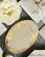 WEDDING INVITATIONS vintage lace/ rustic lace Gold Foil  Wedding invitations Vintage Lace wedding Cards & rsvp qr code21