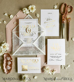 WEDDING INVITATIONS vintage lace/ rustic lace Luxury French Lace Wedding Invitations with Double Envelope Black & Gold Wedding Invitation Suite5