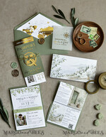 WEDDING INVITATIONS passport to love/ beach wedding invites  Sage Green Passport Wedding Invitation, Wedding Cards  Boarding Pass,  Tuscany Passport Wedding Invitations  Abroad, Destination Wedding Invites, Travel Map Wedding Stationary10