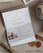 HOCHZEITS EINLADUNGEN Pass zur Liebe / Strandhochzeits-Einladungen Gold Salbeigrün Pass Hochzeitseinladung, Goldene Hochzeitseinladungen Boarding Pass, Grünreise Reisepass Hochzeitseinladungen im Ausland, Hochzeitskarten für Ziel Griechenland, Toskana Reisekarte Hochzeitspapeterie Italien Weltkarte.17