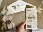 WEDDING INVITATIONS passport to love/ beach wedding invites  Gold White Passport Wedding Invitation, Golden Wedding Cards Boarding Pass, Bespoke Travel Passport Wedding Invitations Abroad, Destination Greece Wedding Invites, Travel Map Wedding Stationary,  World map 12