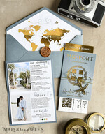 WEDDING INVITATIONS passport to love/ beach wedding invites  Sage Green Passport Wedding Invitation, Wedding Cards  Boarding Pass,  Tuscany Passport Wedding Invitations  Abroad, Destination Wedding Invites, Travel Map Wedding Stationary22
