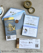 WEDDING INVITATIONS passport to love/ beach wedding invites  Sage Green Passport Wedding Invitation, Wedding Cards  Boarding Pass,  Tuscany Passport Wedding Invitations  Abroad, Destination Wedding Invites, Travel Map Wedding Stationary29