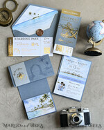 WEDDING INVITATIONS passport to love/ beach wedding invites  Sage Green Passport Wedding Invitation, Wedding Cards  Boarding Pass,  Tuscany Passport Wedding Invitations  Abroad, Destination Wedding Invites, Travel Map Wedding Stationary29