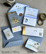 WEDDING INVITATIONS passport to love/ beach wedding invites  Sage Green Passport Wedding Invitation, Wedding Cards  Boarding Pass,  Tuscany Passport Wedding Invitations  Abroad, Destination Wedding Invites, Travel Map Wedding Stationary29