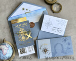 WEDDING INVITATIONS passport to love/ beach wedding invites  Sage Green Passport Wedding Invitation, Wedding Cards  Boarding Pass,  Tuscany Passport Wedding Invitations  Abroad, Destination Wedding Invites, Travel Map Wedding Stationary29