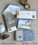 WEDDING INVITATIONS passport to love/ beach wedding invites  Sage Green Passport Wedding Invitation, Wedding Cards  Boarding Pass,  Tuscany Passport Wedding Invitations  Abroad, Destination Wedding Invites, Travel Map Wedding Stationary29
