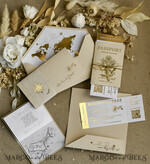 WEDDING INVITATIONS passport to love/ beach wedding invites  Gold White Passport Wedding Invitation, Golden Wedding Cards Boarding Pass, Bespoke Travel Passport Wedding Invitations Abroad, Destination Greece Wedding Invites, Travel Map Wedding Stationary,  World map 8