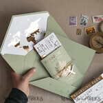 WEDDING INVITATIONS passport to love/ beach wedding invites  Gold Sage green Passport Wedding Invitation, Golden Wedding Cards Boarding Pass, Greenry Travel Passport Wedding Invitations Abroad, Destination Greece Wedding Invites, Tuscany Travel Map Wedding Stationary Italy World map 28