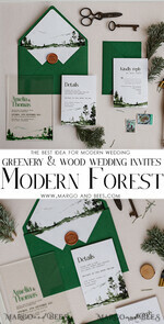 HOCHZEITS EINLADUNGEN Wald / Berge / Waldlandschaft Thema grüne Wald Acryl Hochzeits Einladung Suite, moderne Wald Gebirgs Hochzeit Einladungen, klare Plexi-Glas Suite Hochzeitskarten, Grünflächen Hochzeits Einladungen, Berge Hochzeits Einladung Suite, Kiefern Hochzeits Einladung aus Plexiglas11