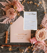 WEDDING INVITATIONS gold / rose gold / silver / glitter Marble Acrylic wedding invitations card, Glamour Blush Pink Velvet Wedding Invitation Suite, Golden Marble Wedding Stationery, Plexi  Luxury Wedding Invites16