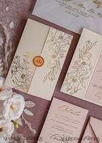 WEDDING INVITATIONS gold / rose gold / silver / glitter Bespoke wedding invitation cards, Glamour Wedding Invitations • Glitter Shine Wedding Invitation Suite • Luxury Wedding Cards15