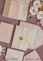 WEDDING INVITATIONS gold / rose gold / silver / glitter Bespoke wedding invitation cards, Glamour Wedding Invitations • Glitter Shine Wedding Invitation Suite • Luxury Wedding Cards15