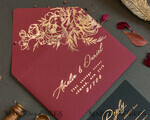 WEDDING INVITATIONS gold / rose gold / silver / glitter Golden Burgundy Wedding Invitations, Glamour Glitter Wedding Stationery, Elegant Black Wedding Invitation Suite, Gold Foil Luxury Arabic Wedding Cards16