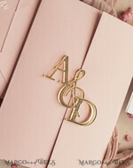 WEDDING INVITATIONS gold / rose gold / silver / glitter  Luxury Mirror gold Wedding Invitations, Elegant Blush Pink Wedding Cards, Glamour Acrylic  Wedding Invites, Clear Plexi Wedding Invitation Suite22