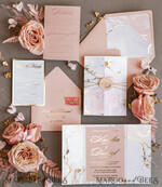 WEDDING INVITATIONS gold / rose gold / silver / glitter Personalised  Marble Wedding invitations, Luxury  Gold Foil Wedding Invitations, Blush Pink Marble Glamour Wedding Invitation Suite, Luxury  Wedding Cards blush Pink Marble10