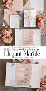 WEDDING INVITATIONS gold / rose gold / silver / glitter Personalised  Marble Wedding invitations, Luxury  Gold Foil Wedding Invitations, Blush Pink Marble Glamour Wedding Invitation Suite, Luxury  Wedding Cards blush Pink Marble10