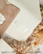 WEDDING INVITATIONS gold / rose gold / silver / glitter Custom Wedding invitations  velvet crem pocket, Elegant gold tassel Wedding Invitations, Gold Wedding Invitation Suite,  Luxury wedding Cards25