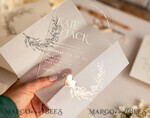 WEDDING INVITATIONS gold / rose gold / silver / glitter Arch Acrylic Wedding invitation suite, Boho Glam Wedding Invitations, Golden Shine Wedding Invitates, Elegant Gold Wedding Cards28