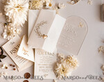 WEDDING INVITATIONS gold / rose gold / silver / glitter Arch Acrylic Wedding invitation suite, Boho Glam Wedding Invitations, Golden Shine Wedding Invitates, Elegant Gold Wedding Cards28