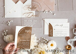 WEDDING INVITATIONS gold / rose gold / silver / glitter Arch Golden Acrylic wedding invitation suite, Velvet Beige Wedding Invites, Glamour Plexi Glass Wedding Invitations34