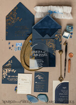 WEDDING INVITATIONS gold / rose gold / silver / glitter Navy Gold Arch Wedding invitations, Plexi Pocket Velvet Wedding Invitations, Dark Blue Gold Wedding Invitation Suite, Elegant  Wedding Cards33
