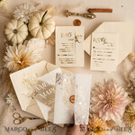 WEDDING INVITATIONS gold / rose gold / silver / glitter Acrylic Wedding invitation suite, Boho Glam Wedding Invitations, Golden Shine Wedding Invitates, Elegant Gold Wedding Cards26