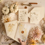 WEDDING INVITATIONS gold / rose gold / silver / glitter Acrylic Wedding invitation suite, Boho Glam Wedding Invitations, Golden Shine Wedding Invitates, Elegant Gold Wedding Cards26