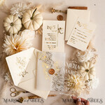 WEDDING INVITATIONS gold / rose gold / silver / glitter Acrylic Wedding invitation suite, Boho Glam Wedding Invitations, Golden Shine Wedding Invitates, Elegant Gold Wedding Cards26